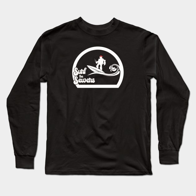 Surf TMNT - Raphael Long Sleeve T-Shirt by @johnnehill